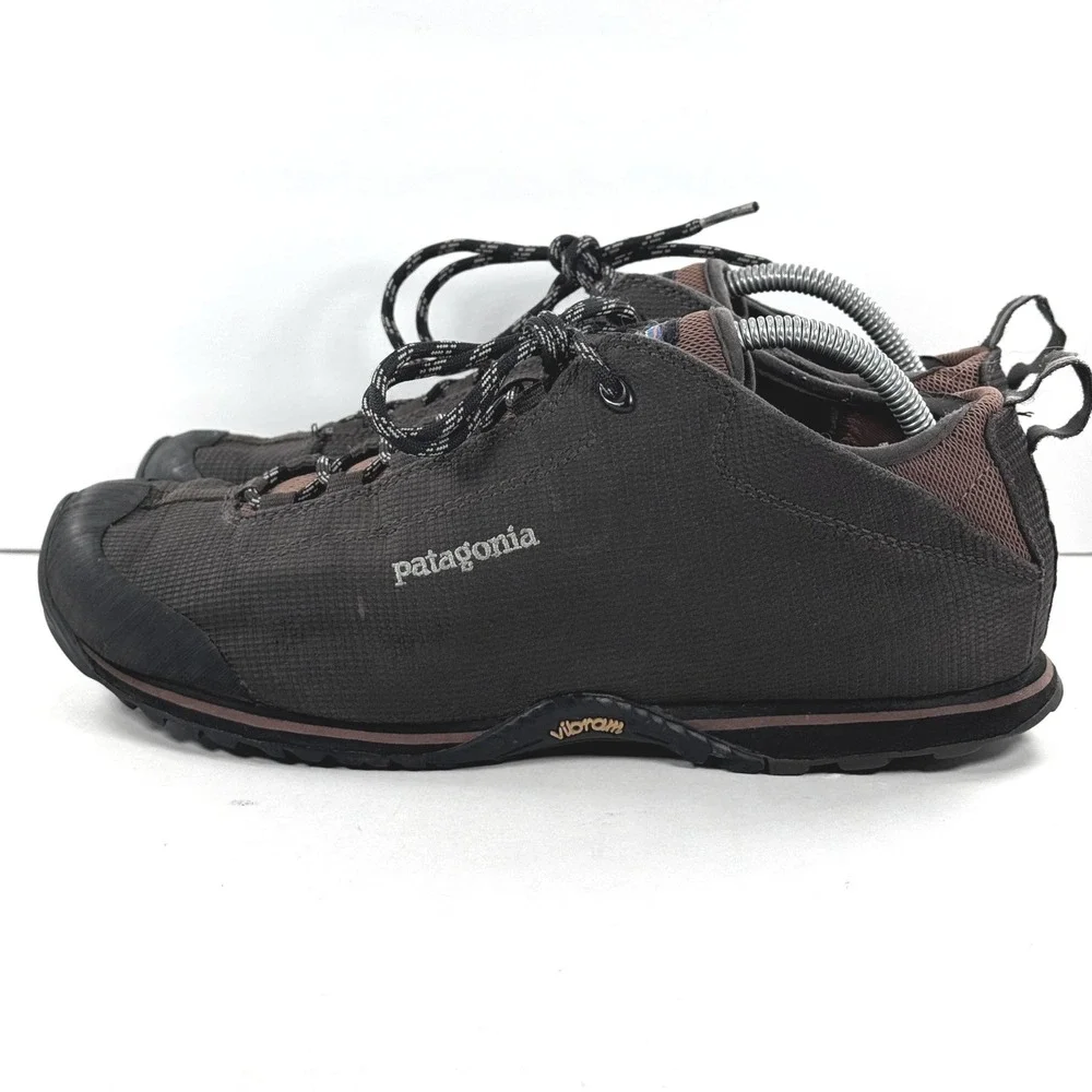 Patagonia Thatcher Velvet Brown Mens Hiking Trail Shoes Vibram T80205 Size 11